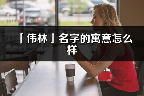 「伟林」名字的寓意怎么样_伟林的出处