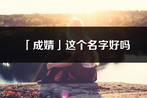 「成婧」这个名字好吗_成婧名字寓意,含义