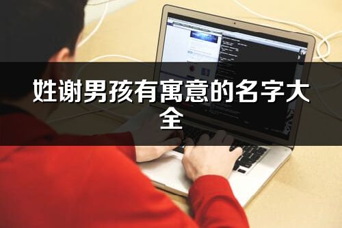 姓谢男孩有寓意的名字大全