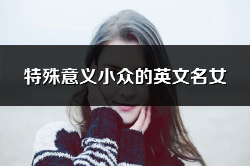 特殊意义小众的英文名女