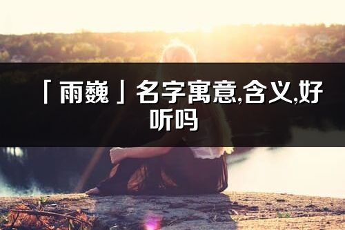 「雨巍」名字寓意,含义,好听吗_雨巍名字分析打分