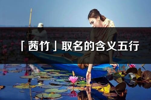 「茜竹」取名的含义五行_茜竹名字寓意解释