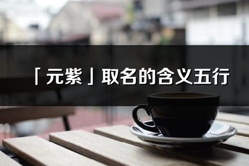 「元紫」取名的含义五行_元紫名字寓意解释