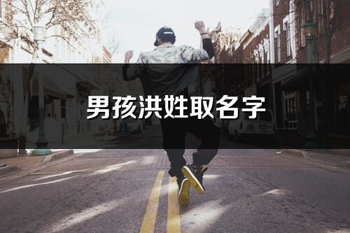 男孩洪姓取名字