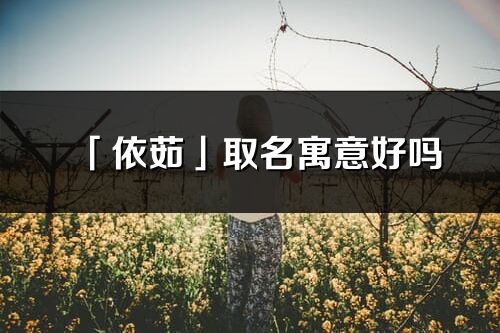 「依茹」取名寓意好吗_依茹名字含义及五行
