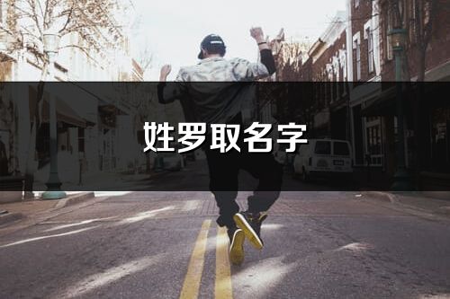 姓罗取名字