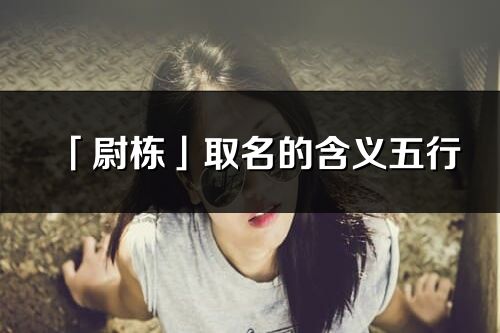 「尉栋」取名的含义五行_尉栋名字寓意解释