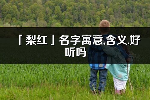 「梨红」名字寓意,含义,好听吗_梨红名字分析打分