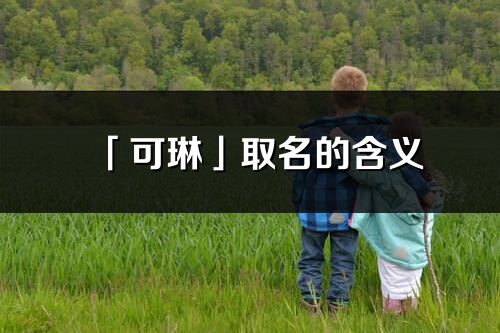 「可琳」取名的含义_可琳名字寓意解释