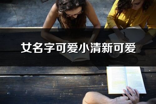 女名字可爱小清新可爱