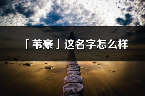 「苇豪」这名字怎么样_苇豪的名字解释