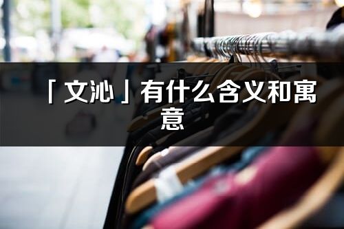 「文沁」有什么含义和寓意_文沁名字的出处与意思