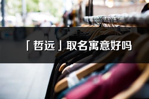 「哲远」取名寓意好吗_哲远名字含义及五行