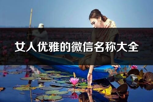 女人优雅的微信名称大全(优选382个)