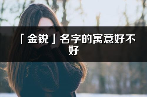 「金锐」名字的寓意好不好_金锐含义分析