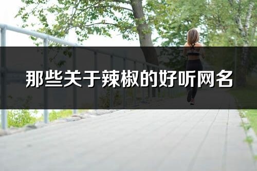 那些关于辣椒的好听网名