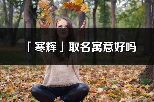 「寒辉」取名寓意好吗_寒辉名字含义及五行