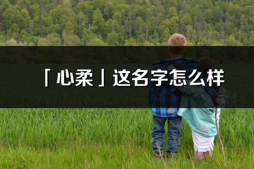 「心柔」这名字怎么样_心柔的名字解释