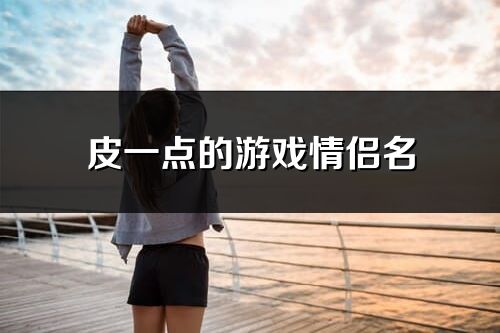 皮一点的游戏情侣名(99个)