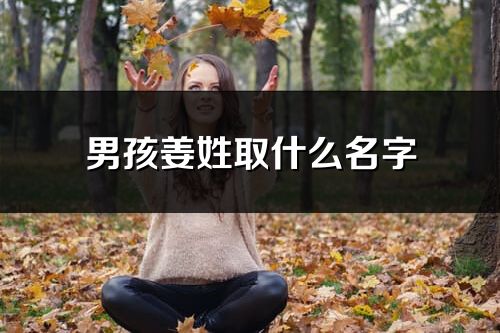 男孩姜姓取什么名字