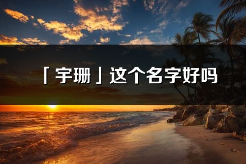 「宇珊」这个名字好吗_宇珊名字寓意,含义