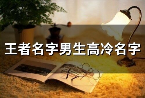 王者名字男生高冷名字(148个)