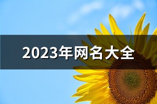2023年网名大全(精选1422个)