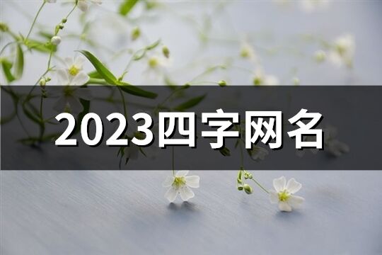 2023四字网名(1347个)