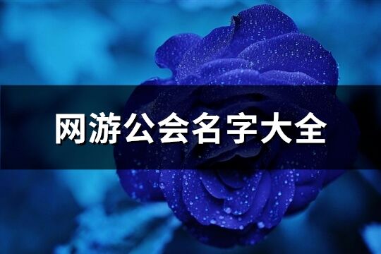 网游公会名字大全(共250个)