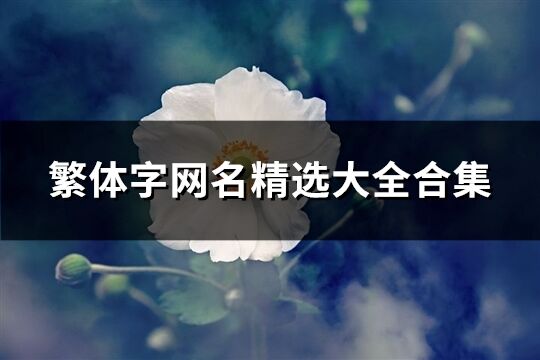 繁体字网名精选大全合集(共434个)