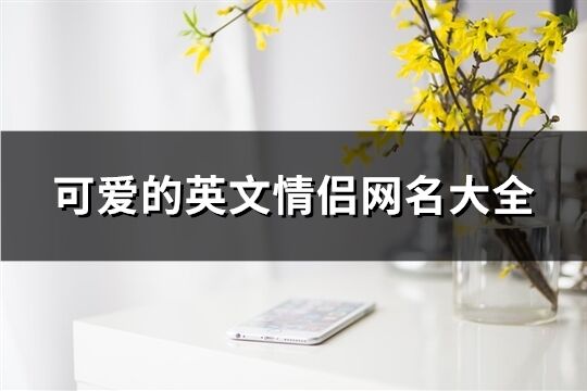 可爱的英文情侣网名大全(共64个)