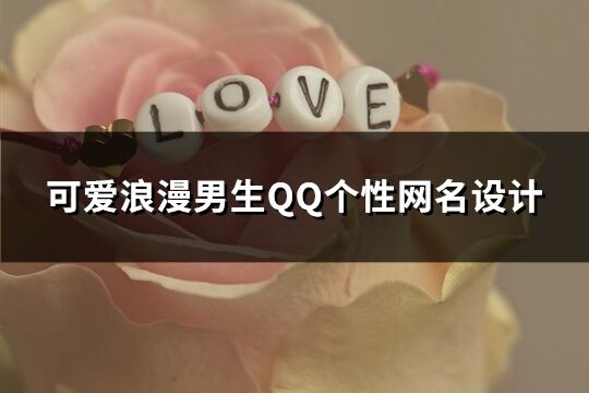 可爱浪漫男生QQ个性网名设计(精选156个)
