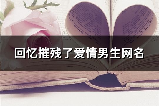 回忆摧残了爱情男生网名(共128个)