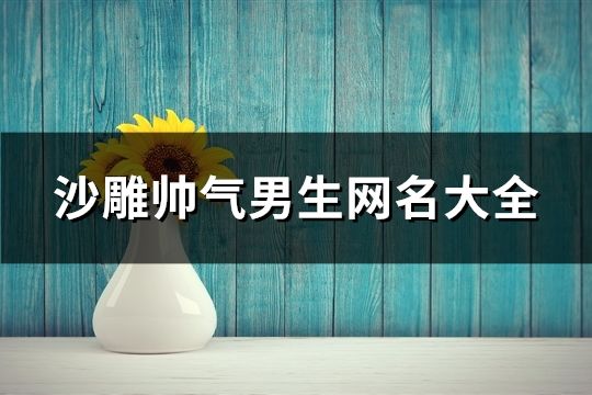 沙雕帅气男生网名大全(精选174个)