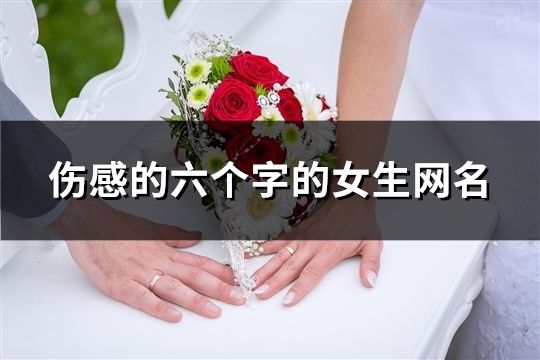 伤感的六个字的女生网名(174个)
