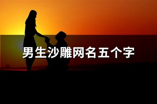 男生沙雕网名五个字(共117个)