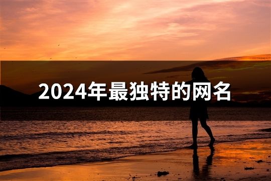 2024年最独特的网名(精选71个)