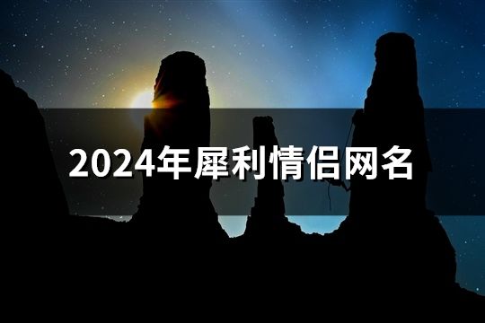 2024年犀利情侣网名(精选65个)