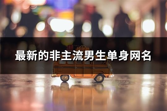 最新的非主流男生单身网名(精选124个)