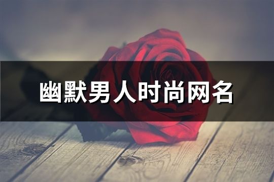 幽默男人时尚网名(共180个)