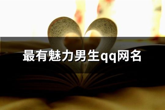 最有魅力男生qq网名(精选91个)