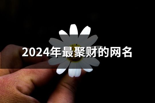 2024年最聚财的网名(47个)