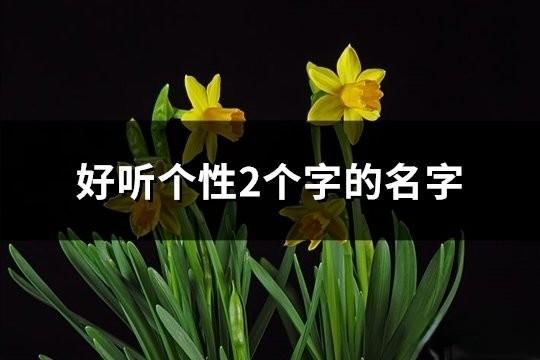 好听个性2个字的名字(178个)
