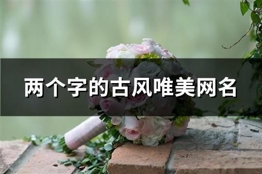 两个字的古风唯美网名(共61个)