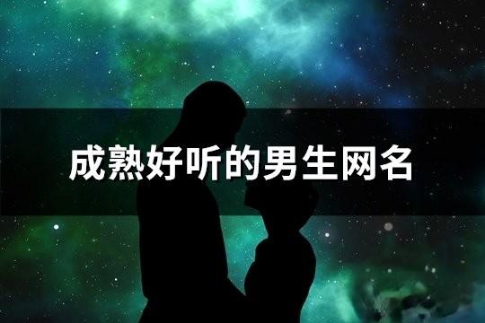 成熟好听的男生网名(共166个)