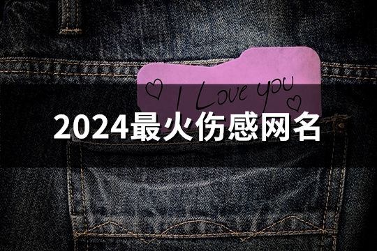 2024最火伤感网名(精选130个)