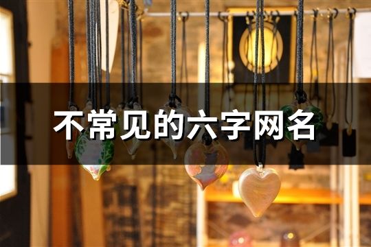 不常见的六字网名(精选100个)