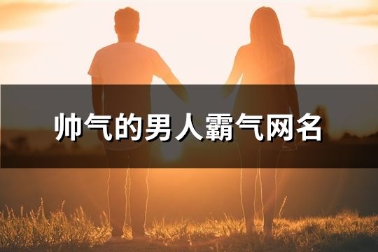 帅气的男人霸气网名(共94个)