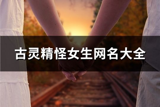 古灵精怪女生网名大全(547个)