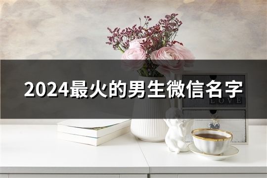 2024最火的男生微信名字(共40个)